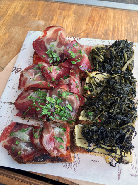 prosciutto pizza from pizzarium rome