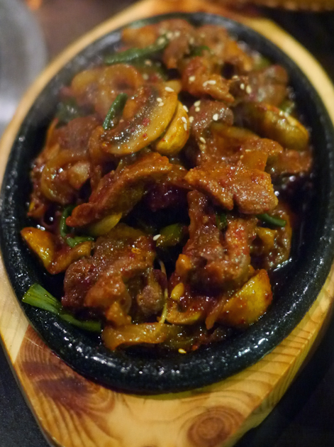 duck bulgogi at jin go gae