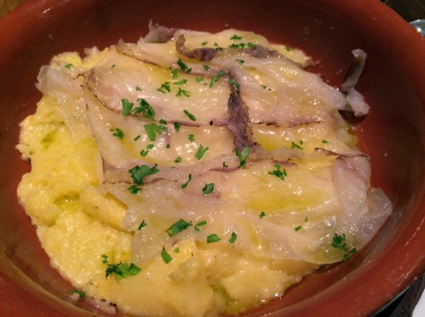 lardo polenta at in parma