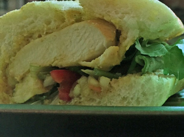 chicken curry banh mi at keu soho