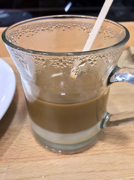 heavy sweetness vietnamese coffee at carrots and daikon