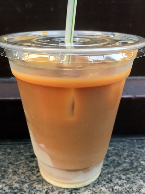 iced white vietnamese coffee at whaam