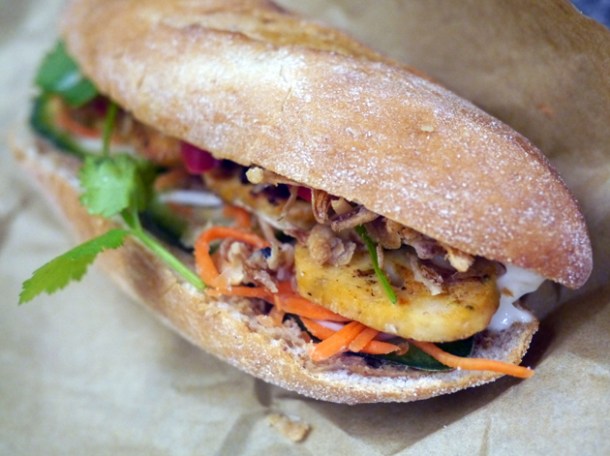 thai fishcakes banh mi at whaam