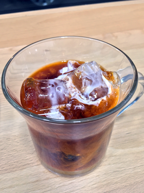 thai red tea at carrots and daikon