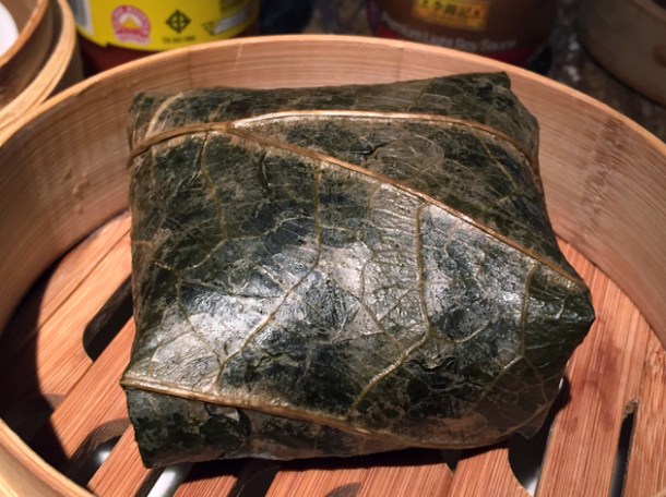 lotus leaf rice at the duck and rice