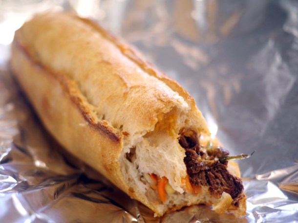 beef brisket sandwich from moba