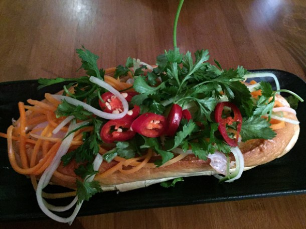 seafood banh mi at house of ho