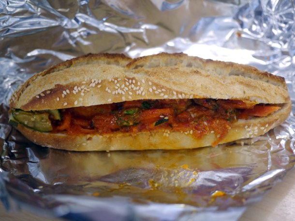 vegetarian sandwich from moba