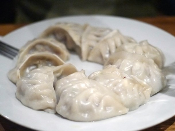 steamed veg momos at kailash momo