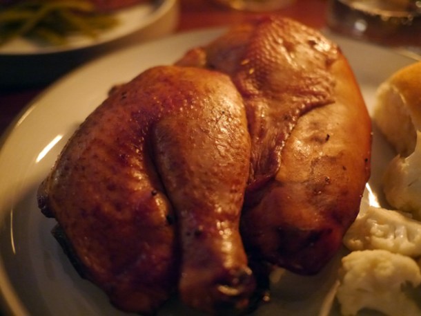 smoked chicken at shotgun