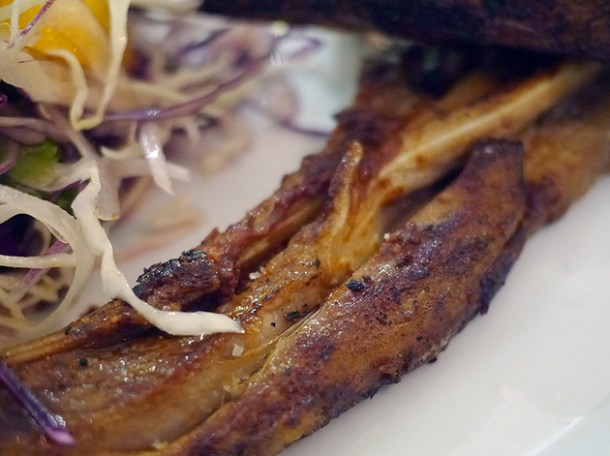 lamb cutlet at oklava shoreditch