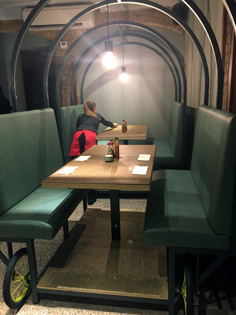 upstairs decor at nanban brixton