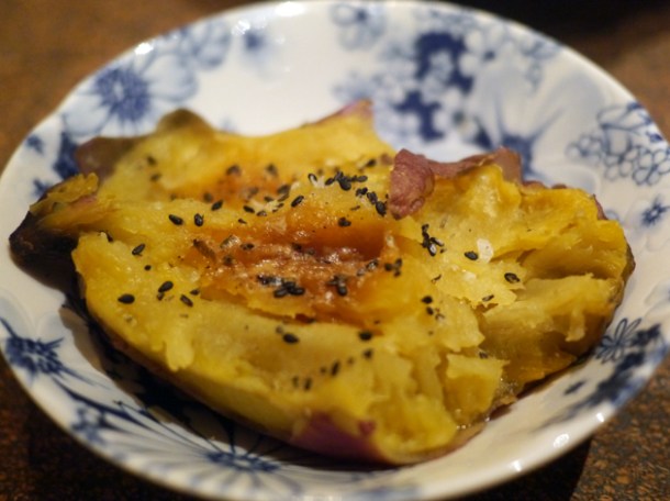 yuzu sweet potato at nanban