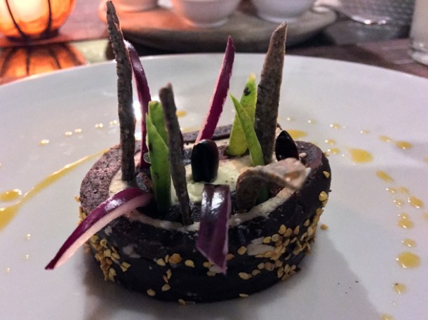 bean curd at tierra y cielo mexico