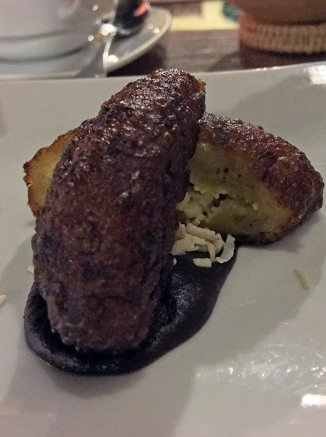 roasted banana at tierra y cielo