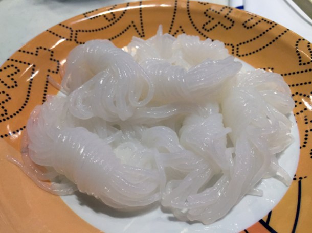 yam noodles at shuang shuang