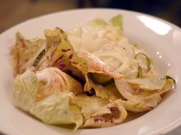 castel franco with pickled fennel and cucumber at hill and szrok pub