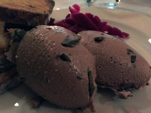 pork liver pate at hill and szrok pub