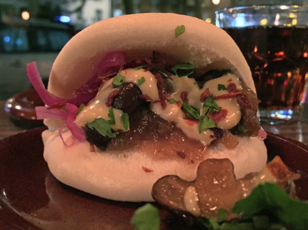 shiitake mushroom bao at mr bao