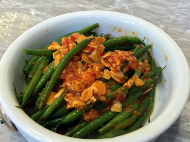 sambal green beans at dickie fitz