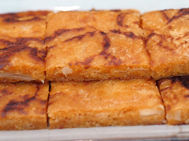 kimchee pancake at bibimbap charlotte street