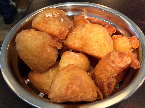 beef dripping roasted potatoes at bukowski grill soho