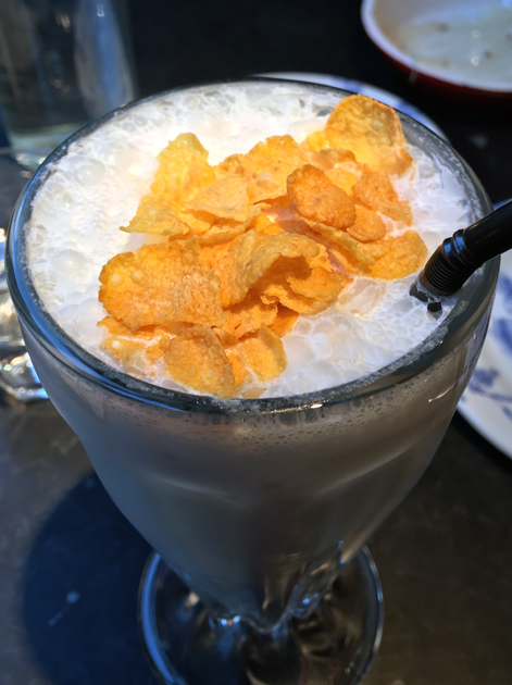 cornflake milkshake at bukowski grill d'arblay street