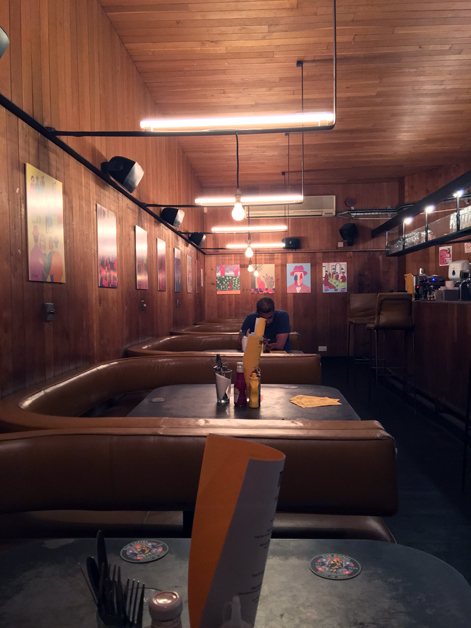 interior burgerac's burgershack at the social