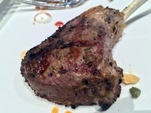 lamb chops at the barbary