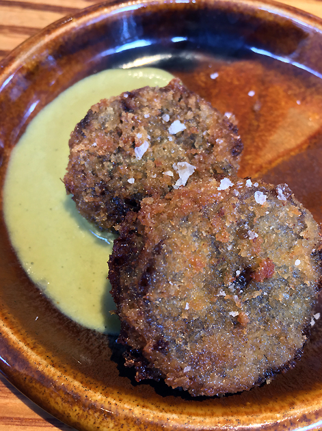 beef cheek and tendon nuggets at bao tottenham court road