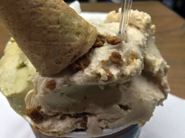 speculoos gelato at amorino islington