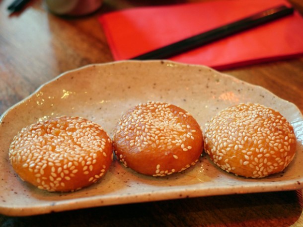 sweet potato cakes at the sichuan