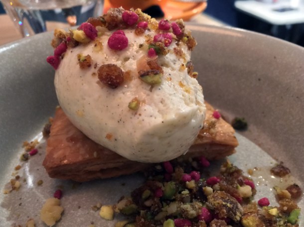 baklava cheesecake at foley's fitzrovia