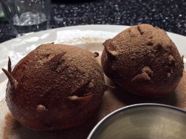 hedgehog cinnamon doughnut bun at cha chaan teng london
