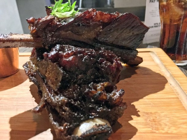 beef short rib at cattle and co
