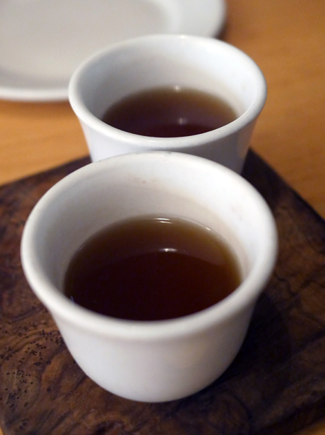 duck consomme at a wong