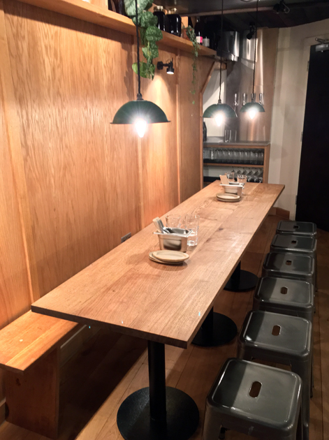 largest table downstairs at kiln