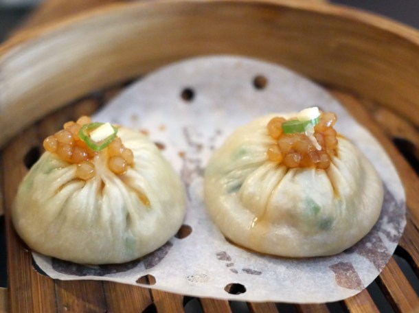 shanghai soup dumplings at a wong