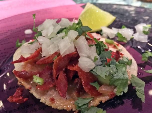 al pastor tacos at el pastor