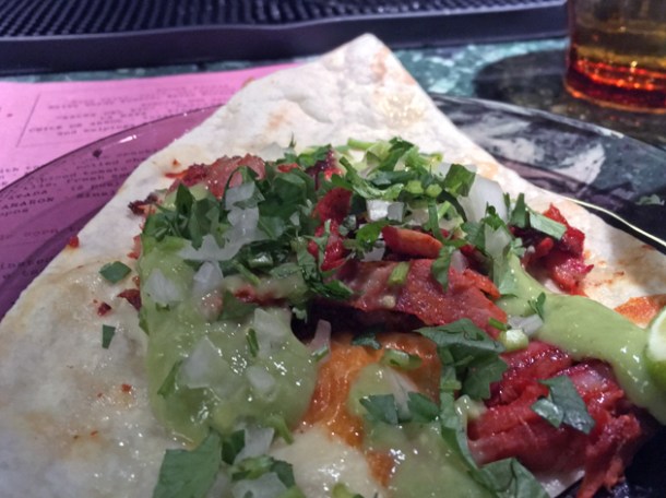 gringa quesadilla at el pastor