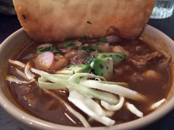 pork shoulder and bean stew at corazon