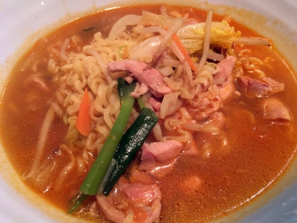 chicken ramen at bibimbap soho