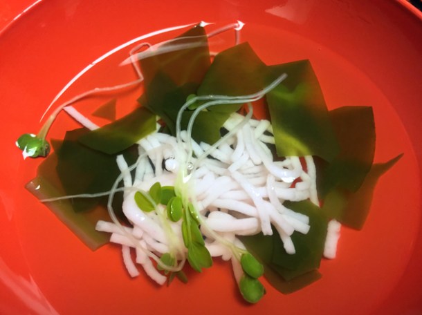 kelp broth at hotel nakanoshima wakayama