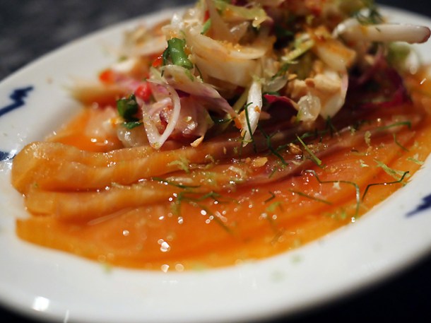 cured salmon at farang