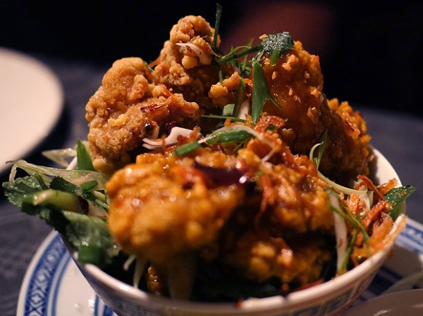fried chicken at farang