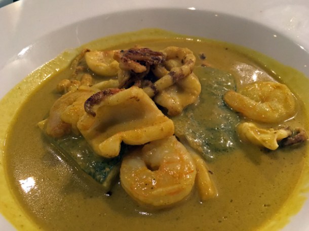 indonesian seafood curry at rick stein barnes
