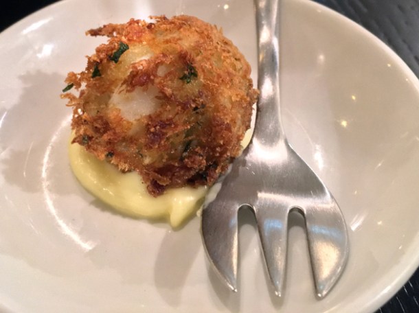smoked haddock fishcake bar snack at rick stein barnes