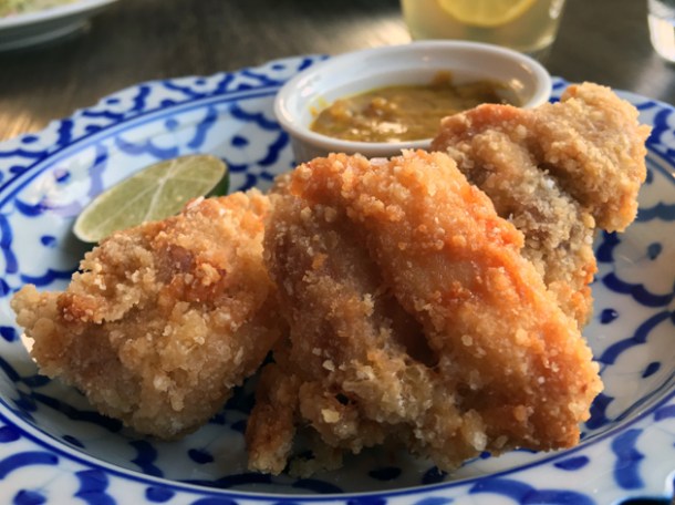 fried rabbit at sparrow