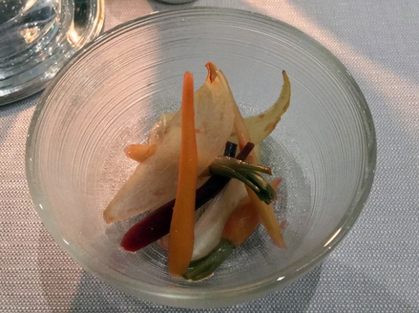 galician beef pickles at claude bosi bibendum