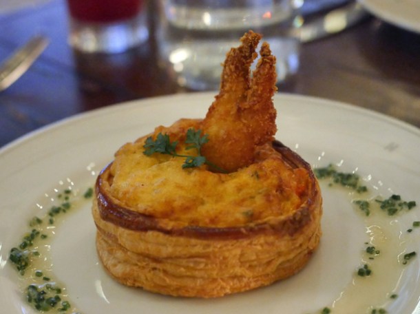 lobster thermidor tart at holborn dining room